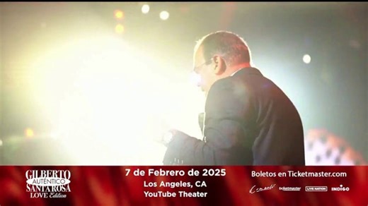 Gilberto Santa Rosa TV Spot, '2025 Auténtico Love Edition Tour'