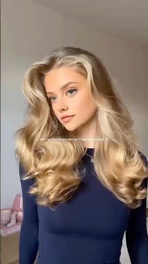 Easy Blowout Hair Tutorial at Home | Salon-Perfect Volume 2025 💇‍♀️ #hairstyle #hairstyling #hair