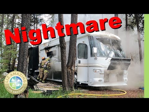 My neighbors’ motorhome caught fire