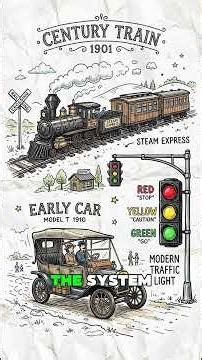 The Surprising History of Traffic Light Colors #lights #automobile #facts #history