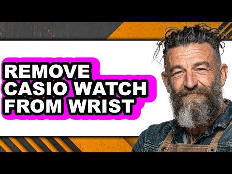 How to Remove Casio Watch from Wrist - Step by Step