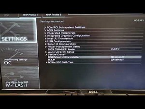 Disable MSI Center prompt in BIOS