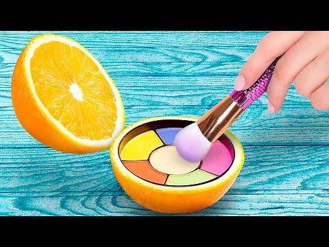 REAL Makeup Inside Fruits! | Crazy Ways To Hide Your Makeup