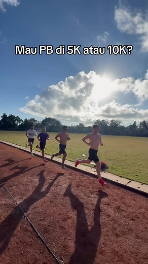 Program Interval 2 menit cepat 1 menit recovery x10 untuk pecahkan PB 5K/10K