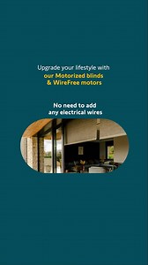 Elevate your lifestyle with Somfy motorized Blinds. Explore the...