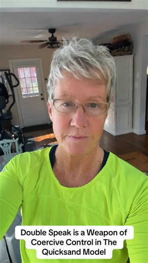 929 reactions · 318 shares | The next weapon of coercive control in the Quicksand Model is double speak. Double speak is the weaponization of communication and includes all types of written, spoken and non-verbal communication. Gaslighting is probably the most common type of double speak. #doublespeak #quicksandmodel #weaponsofcoercivecontrol #gaslighting #coercivecontroltraining | End Coercive Control USA | Facebook