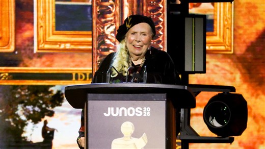 2026 Juno Awards: Joni Mitchell calls Mark Carney a blessing