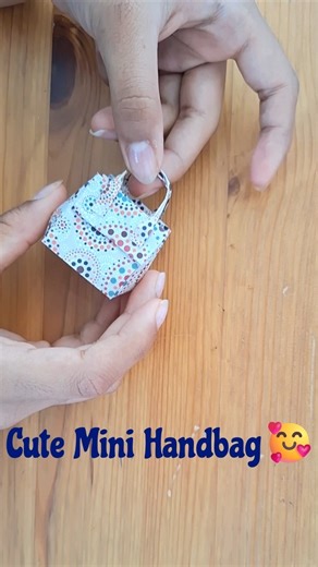 Cute Mini Handbag II Paper Gift Bag II Origami Purse #shorts