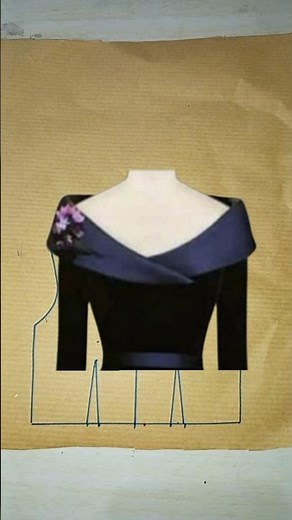 Cape pattern #sewing #ussewtips #sewingtutorial #fashion #sewingtips #shortvideo #stitching