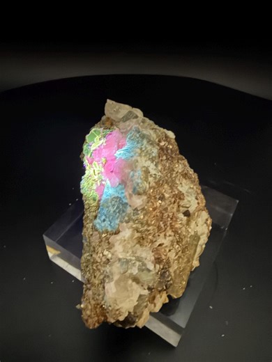 Diopsides, Calcite and Phlogopite Mica, All Fluorescent Under Short-wave UV Light, Kazabazua, Quebec, Canada, Grenville, Sp#171 - Etsy