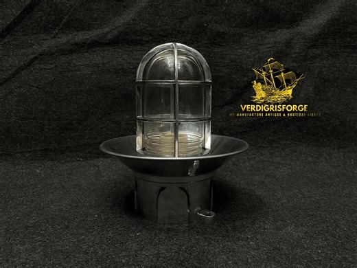 Coastal Industrial Ceiling Lighting – Nautical Aluminum Bulkhead Fixture for Modern Rustic Interiors - Etsy