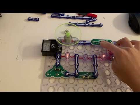 Snap Circuits Stem: 3 Speed Motor with Fan