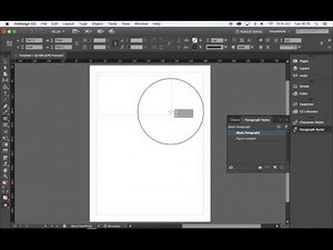 Numbers under images in InDesign