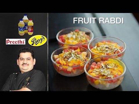 Venkatesh Bhat makes Fruit Rabdi | summer special | cold dessert | rabdi