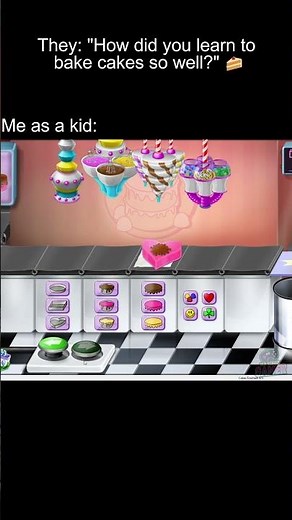 Me as a kid mastering cake baking in Purble Place 🍰😂 #purbleplace #window7 #2000sgaming