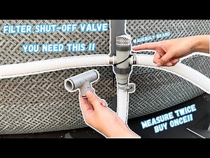 Unboxing + Easy Setup WAUEBULY Pool Hose Adapter & Shut-Off Valve