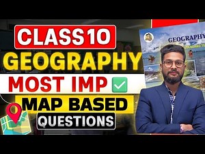 10TH GEOGRAPHY MOST IMPORTANT MAP BASED QUESTIONS | JR TUTORIALS |