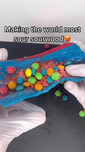 Tasting the Sourest Wood Candy Ever! Warheads Challenge