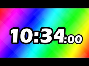 10 Minutes and 34 Second TIMER Countdown