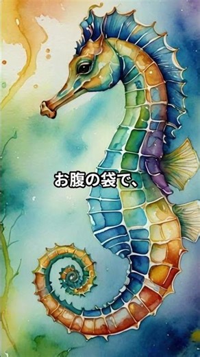 タツノオトシゴ、出産するのはパパだった