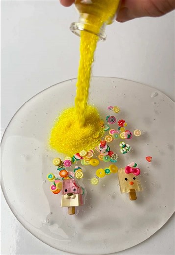 Mixing Slime and Glitter for Perfect ASMR