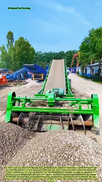 Mobile Gesteinsaufbereitung: Tragbares Fördersystem für den Transport von Schüttgut