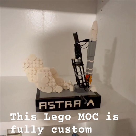 Sideways Astra launch Lego MOC