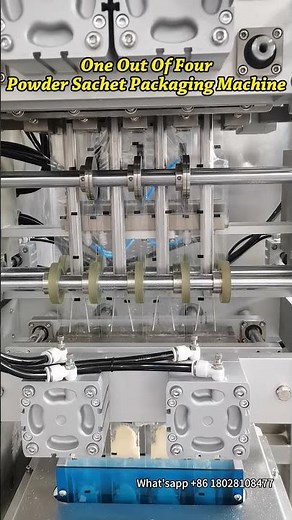 4 line powder automatic packing machine for powder sachet packaging #automaticpackingmachine