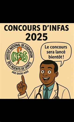 INFAS 2025 BIENTOT DISPONIBLE #INFAS2025 #concoursci #ablanian TOUTES LES INFORMATIONS NÉCESSAIRES À SAVOIR (FRAIS D'INSCRIPTION, DOSSIERS À FOURNIR, CONDITIONS À RESPECTER ET LES ÉTAPES D'INSCRIPTIONS) SONT DISPONIBLES ICI : https://ablanian.com/infas2025/ | ACTUALITÉS SUR LES CONCOURS EN CÔTE D'IVOIRE.