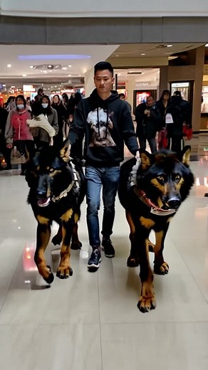 Friendly Wolves Interaction with Humans