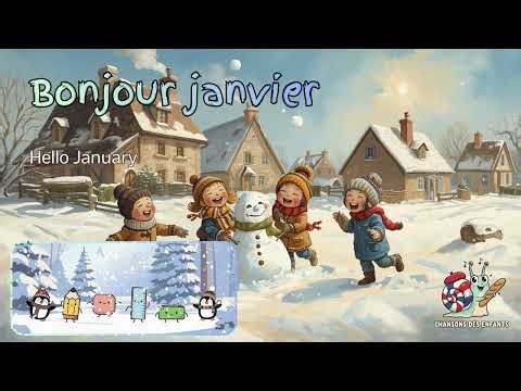 🎉 Janvier Joyeux | ❄️ Happy January – Chanson d’hiver pour les enfants 🧤