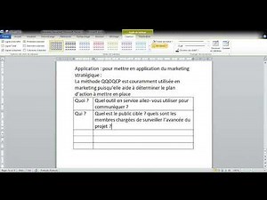 Simulation de gestion d'entreprise : le questionnement QQOQCP : Application
