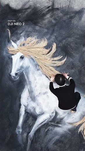 空撮でわかるアートの正体🎨🐎｜DJI Neo 2