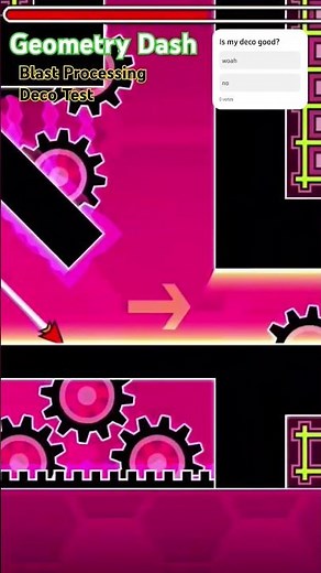 #gd #geometrydash BLAST PROCESSING Deco style test (Level on my GD account)