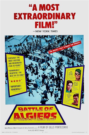 The Battle of Algiers (1966) ⭐ 8.1 | Drama, War