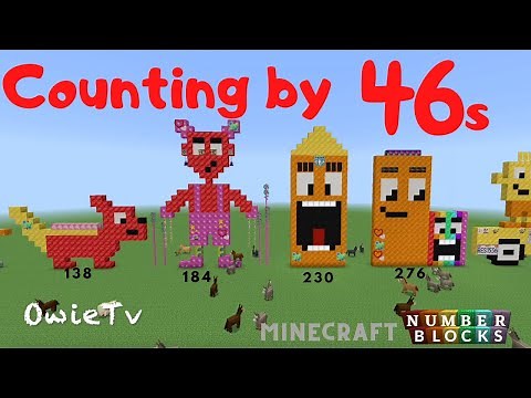 Counting by 46s Numberblocks Minecraft | Skip Counting by 46s Song | Learn to Count