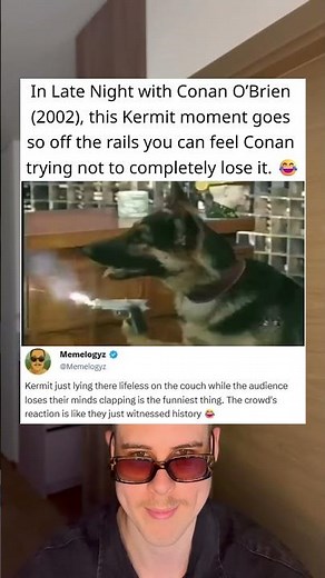 In Late Night with Conan O’Brien (2002), Kermit sends the Show Completely Off the Rails