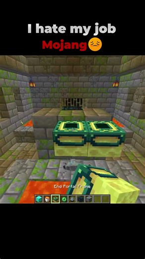 Minecraft meme I hate my job Mojang😭😔