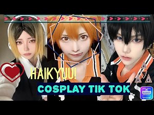 | 🎥 Credit : Tik Tok | Haikyuu cosplay tik tok compilation🔥|| kumpulan video cosplay tik tok ||