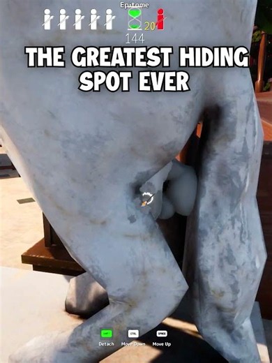 The greatest hiding spot ever? New Hide & Seek Game #mecchachameleon #fyp