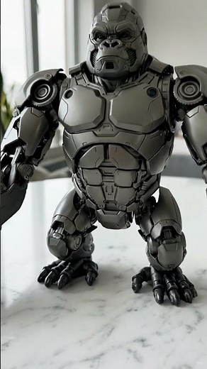 Mechanical Gorilla – The Ultimate Futuristic Robot Beast | AI Sci-Fi Animation