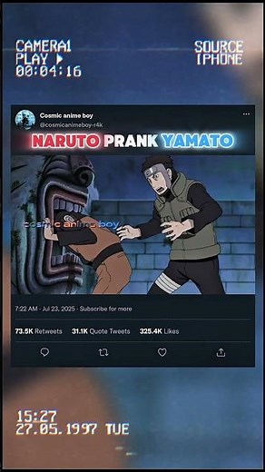 🔥 "Naruto Pranks Yamato Hilariously | Yamato Thought Naruto Lost His Head! 😂 | Naruto Funny Moments"