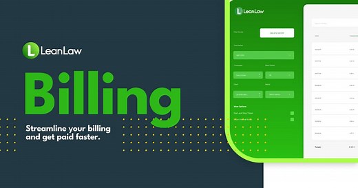 Cloud-Base Legal Billing Software for Law Firms - LeanLaw - Legal Billing Made Easy