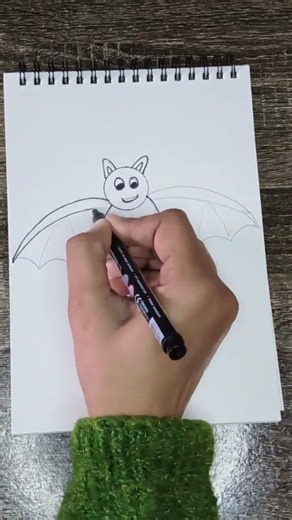 Easy way to draw a Bats | MANN EASY DRAWING