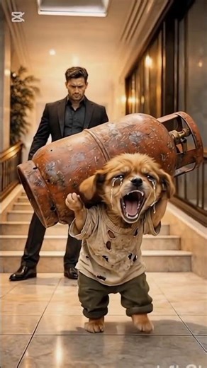 This puppy have💔🐕 no cash to celebrate festival, so the rich man makes fun of him❤️#pappishotfilms