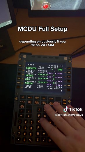 Complete MCDU Setup for A320 in Microsoft Flight Simulator