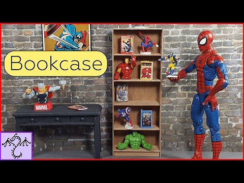 How to Make a Mini Bookcase (1/12 Scale), DIY for Dioramas or Dollhouses
