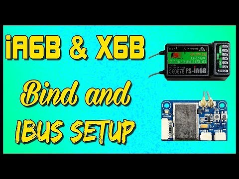 Flysky FS-IA6B & X6B - Bind and Betaflight I-Bus Setup