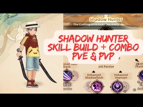 SHADOW HUNTER SKILL BUILD TREE OF SAVIOR : NEVERLAND