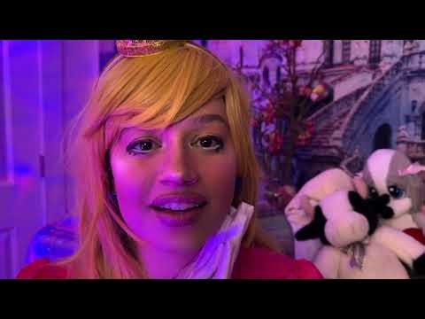 Hour Long ASMR~ Princess Peach Tongue, Ear Piercing, Lip Filler, Nurse, Sleep Clinic | Mario Bros.